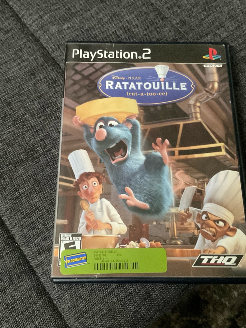 Disney Ratatouille PlayStation 2 Game Blockbuster Rental